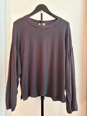 Madewell Relaxed Crewneck Top - Slate Gray
